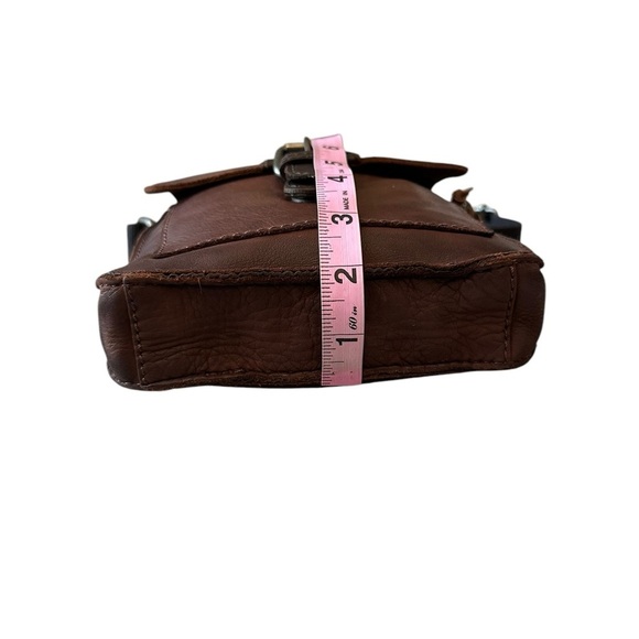 India Brown Leather Crossbody Bag - Picture 15 of 15